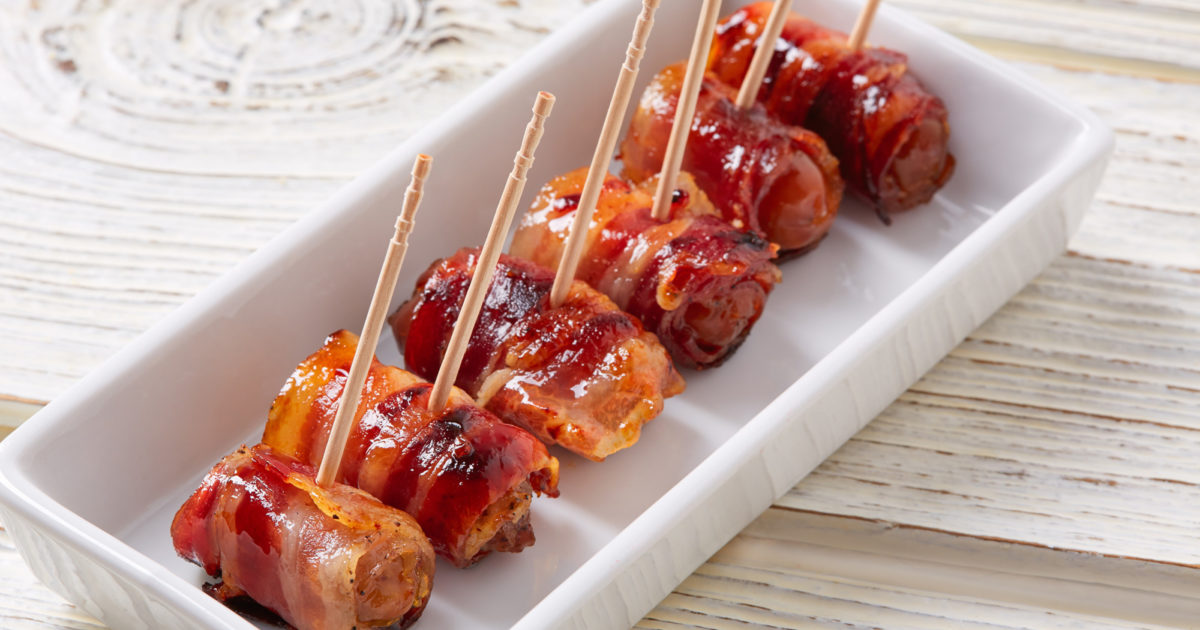 Bacon-Wrapped Dates with Riverstone Chardonnay | J. Lohr